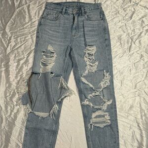 American Eagle Distressed Blue Jeans